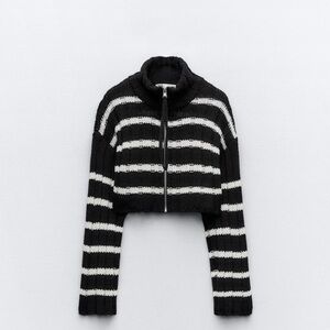 Zara Crop Knit Cardigan